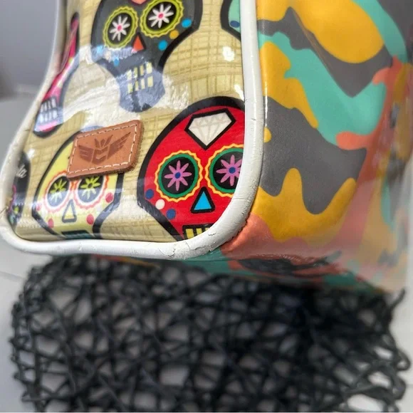 ❌SOLD❌Consuela Sunset Camo Legacy Classic Tote with Sugar Skull Accents - Picture 11 of 14
